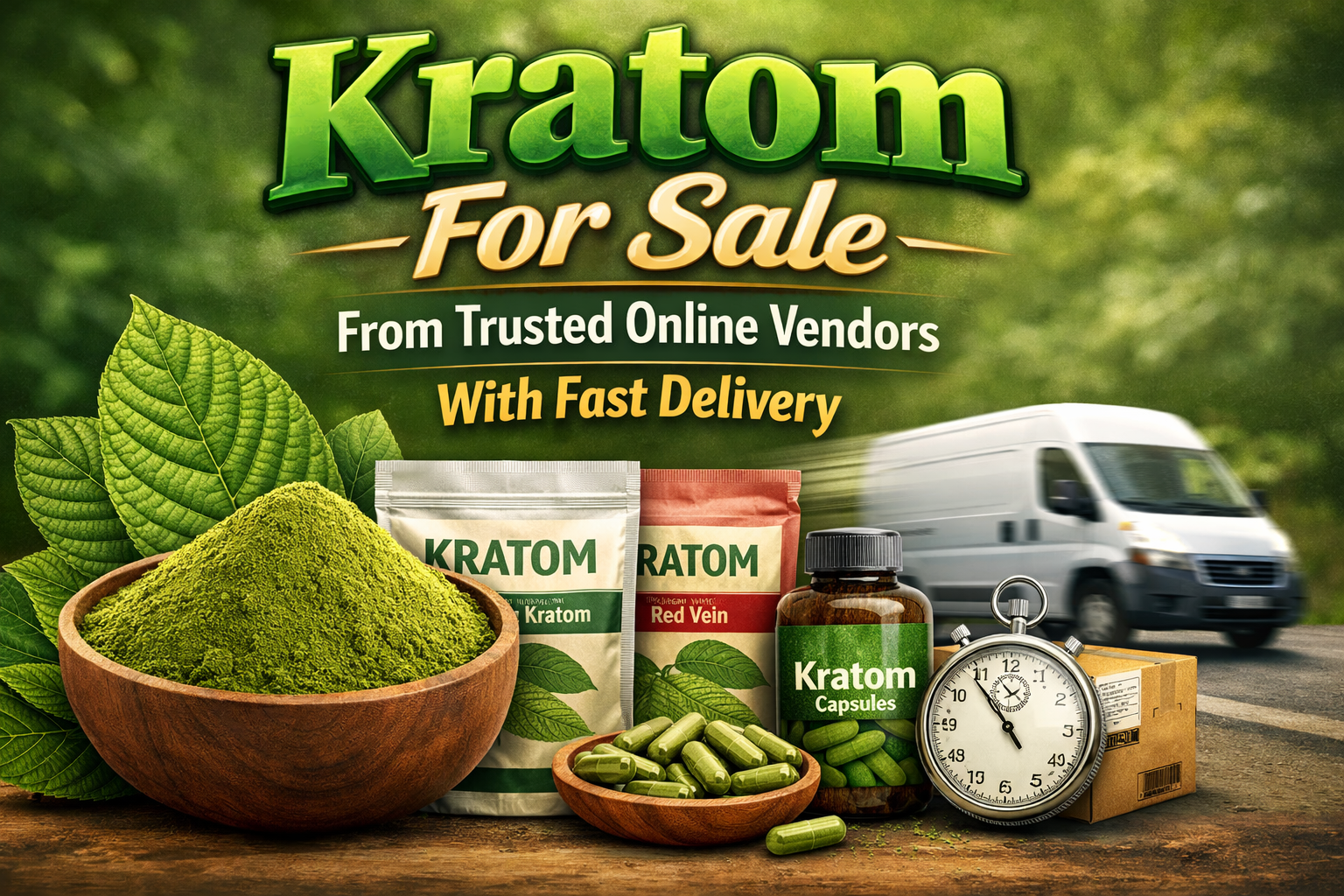 Kratom For Sale From Trusted Online Vendors With Fast Delivery